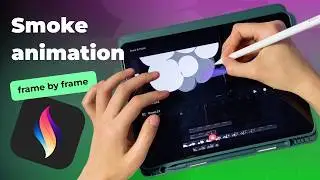 How to create an animation of exploding smoke in Procreate Dreams? [Step by step lesson]
