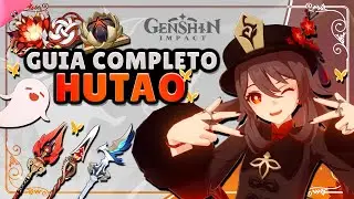 O MELHOR e mais COMPLETO GUIA DA HUTAO ATUALIZADO - Builds, Artefatos, Armas, Times e Comps