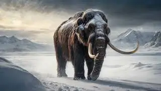 mammoth walking