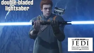 Star Wars Jedi: Fallen Order | DOUBLE BLADED Lightsaber Gameplay