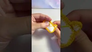 Vào kênh mình xem video đầy đủ nha #crochet #crochethairclip #hairclip #keptoc #cáo