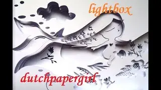 Mermaid and whale lightbox - dutchpapergirl