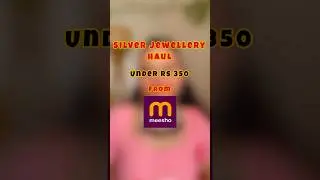 Silver Jewellery Haul from #meesho #silverjewellery #oxidisedjewellery