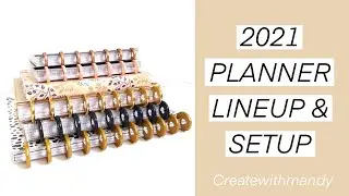 2021 Planner Lineup & Setup // The Happy Planner // Createwithmandy