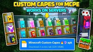 🪩Custom Capes For MCPE - Works On Server's 🔥 | So Many Capes For Minecraft pe, Minecraft Capes Addon