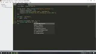 Create simple HTTP server in node.js | Simple web server in node js