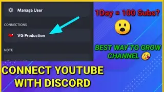 How To Connect YouTube Channel With Discord || Link YouTube Channel With Discord || Hindi