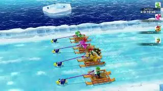 Mario Party Jamboree Sled to the Edge 0.02 Yd