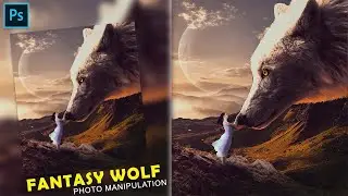 Fantasy Wolf - Photo Manipulation Photoshop Tutorial