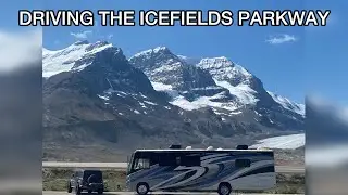 Driving the Icefields Parkway from Banff to Jasper w/ visits to Bow Lake, Peyto Lake, Mistaya Canyon