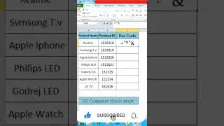 🤯 how to create barcode in excel 
