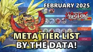 February 2025 Meta Tier List by the Data! | Best Meta and Rogue Decks | Post SUDA (Pre-Blue Eyes)!