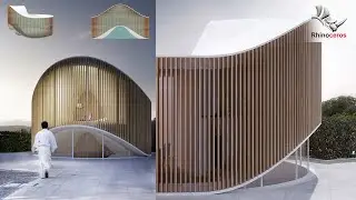 How to make penda house of wood artist beijing modeling with Rhinoceros 3d program