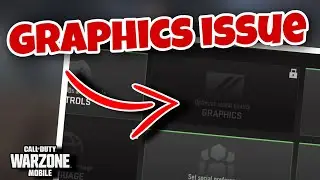 WARZONE MOBILE | WHY YOU CAN'T CUSTOMIZE YOUR GRAPHICS SETTINGS