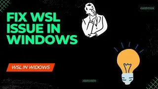 How to fix wsl issue in window 10 in one video. 