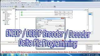 ENCOP / DECOP Encoder / Decoder Delta Plc Programming, DVP-SV2 PLC WPL-SOFT