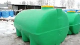 Емкость пластиковая 10000 литров горизонтальная