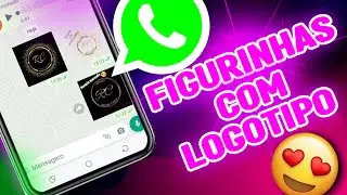 FIGURINHAS PARA WHATSAPP USANDO LOGOTIPO