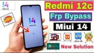 Redmi 12c Frp google lock bypass miui 14 with out pc (2024)