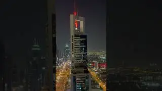 Beautiful View of Burj Khalifa and Sheikh Zayed Road
