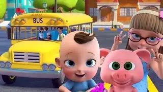 Wheels ON the Bus - Nursery Rhymes #wheelsonthebus