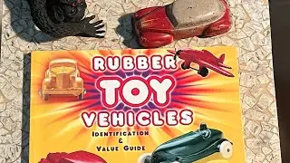 Vintage Rubber Toy Car Book: Look Through #vintagetoys#cars#toycars#rubber#rubbertoys#midcentury