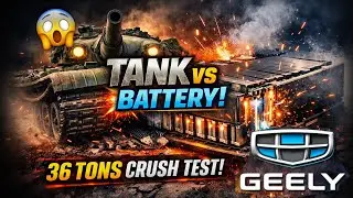 The Strongest EV Battery? Geely’s Galaxy E5 Takes on a Military Tank!