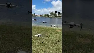 6 drones flying Mavic 3 Pro Air 3 Mini 3 Mini 3 Pro Air 2s Avata #shorts #djidrone #dji #drone