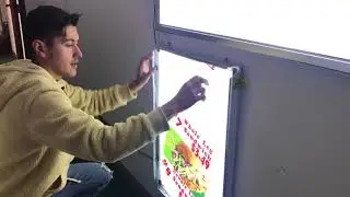 LED advertising Light Boxes Menu Billboard Menu board led sign