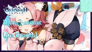 Hangout: Diona - Genshin Impact (All Endings)