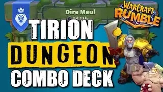 Level Up EASY With OP Heal + Tank Combo (Alliance Week) | Warcraft Rumble Dire Maul Dungeon Guide
