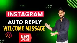 How to send welcome message on instagram || Instagram welcome message not working Telugu