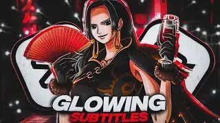 Glowing Subtitles Like AE | Capcut Tutorial