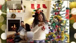 Make a Beautiful Christmas Video Greeting | Holiday Glow Theme | VidDay