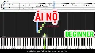 Ái Nộ - Masew x Khoi Vu | PIANO For BEGINNERS
