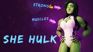 How I created 'She hulk' only in blender | Timelapse