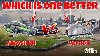 WR🔥New Weapon Angusiher VS Veyron Weapon Comparison |WAR ROBOTS|