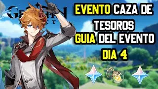 💥 EVENTO CAZA DE TESOROS GENSHIN IMPACT 💥 GUIA evento CAZA DE TESOROS [DÍA 4] Genshin Impact 🤑