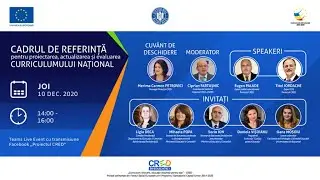 Cadrul de referință pentru proiectarea, actualizarea și evaluarea Curriculumului național