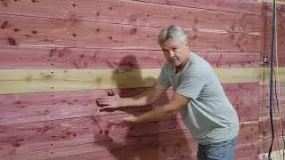 Rough Sawn Cedar For The Interior Of The Pole Barn