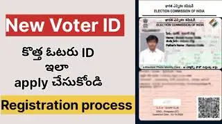 Apply New Voter ID online  || Registration process Telangana  || AshokInfoTech