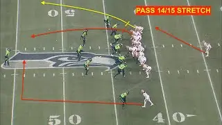 49ers play action double tight end verticals