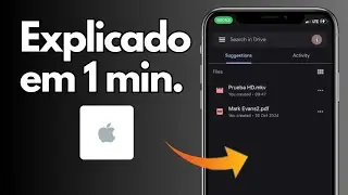 Como enviar arquivos grandes pelo Google Drive usando o iPhone