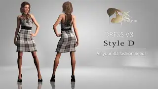 CC3/iClone7 & CC4/iClone8 - Dress V8 Style D