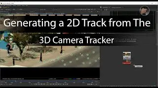 Generating a 2D Track from the 3D Camera Tracker