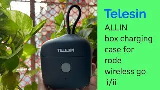 Telesin ALLIN box charging case for rode wireless go||All in one charging case for rode wireless go