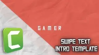 Camtasia studio 9: Swipe text animation intro template