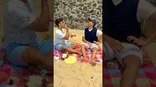 Beach Picnic Mini Vlog 2.0 - our fav dates☀️🧺🥯🏳️‍🌈 #beachpicnic #couplegoals #honeyimmhome