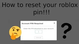 How to change your roblox pin - 2021