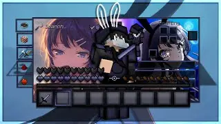 Mai Sakurajima [64x] (FPS+) | MCPE PVP TEXTURE PACK (1.17.2) w/Java UI
